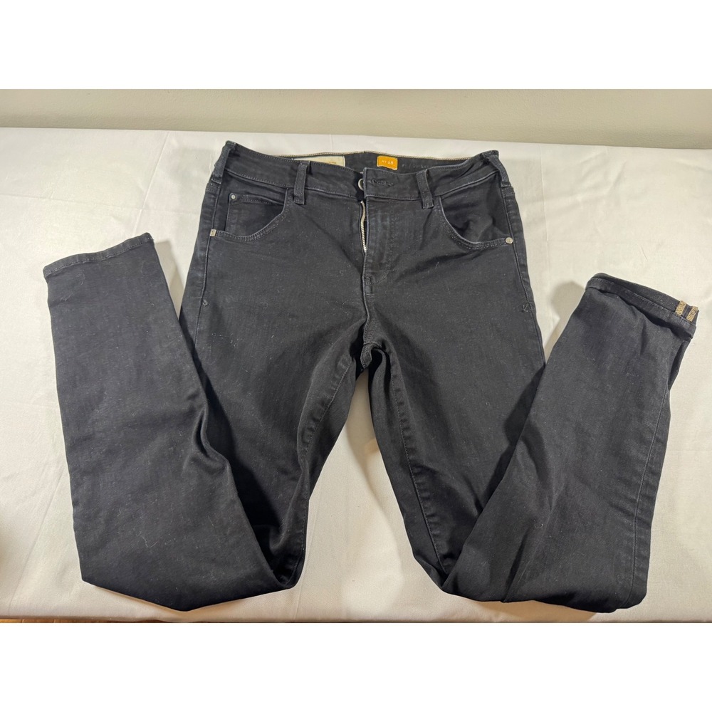 Anthropologie Pilcro and the Letterpress Black Superscript Skinny Jeans Size 28
